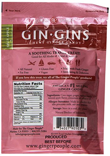 Gin Gins Spicy Apple Chewy Ginger - Image 5