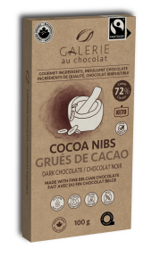Fairtrade Dark Choc Cocoa Nibs Bar - Image 3