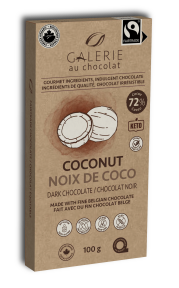 Fairtrade Dark Chocolat Coconut Bar - Image 3