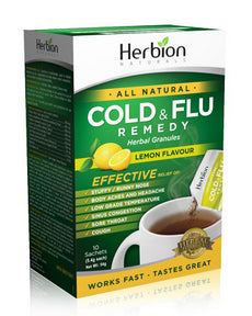 Herbion Cold & Flu Lemon Flavour - Image 2
