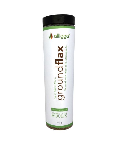 Alligga - Organic Ground Flaxseed 200g - Image 1