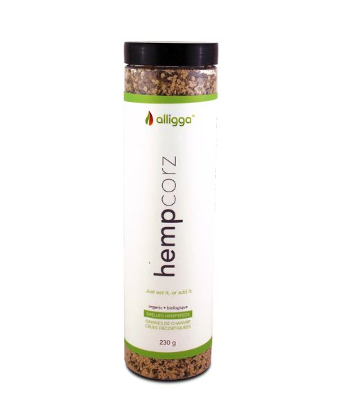 Alligga - Organic Hulled Hemp Seeds 230g - Image 1