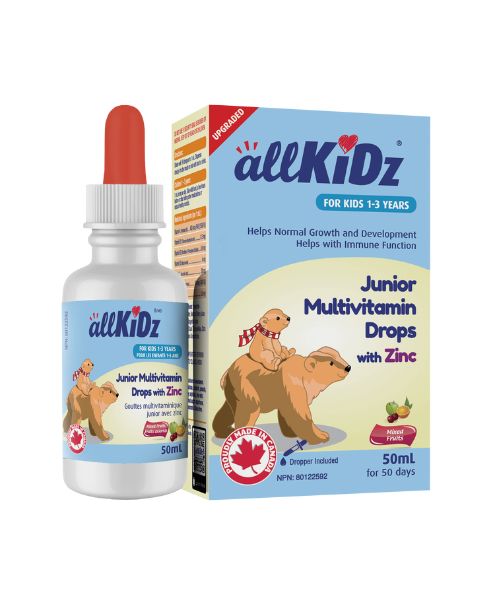 Allkidz - Jr Multivitamin Drops w/ Zinc, 50ml - Image 1