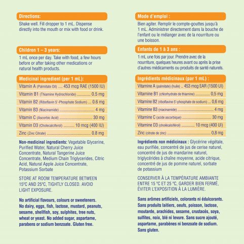 Allkidz - Jr Multivitamin Drops w/ Zinc, 50ml - Image 2