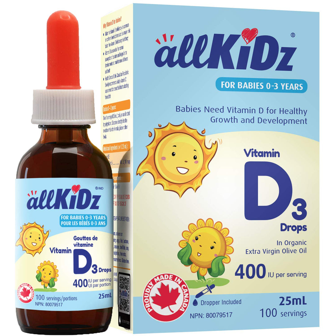 Allkidz - Vitamin D3 (400IU), 25ml - Image 1
