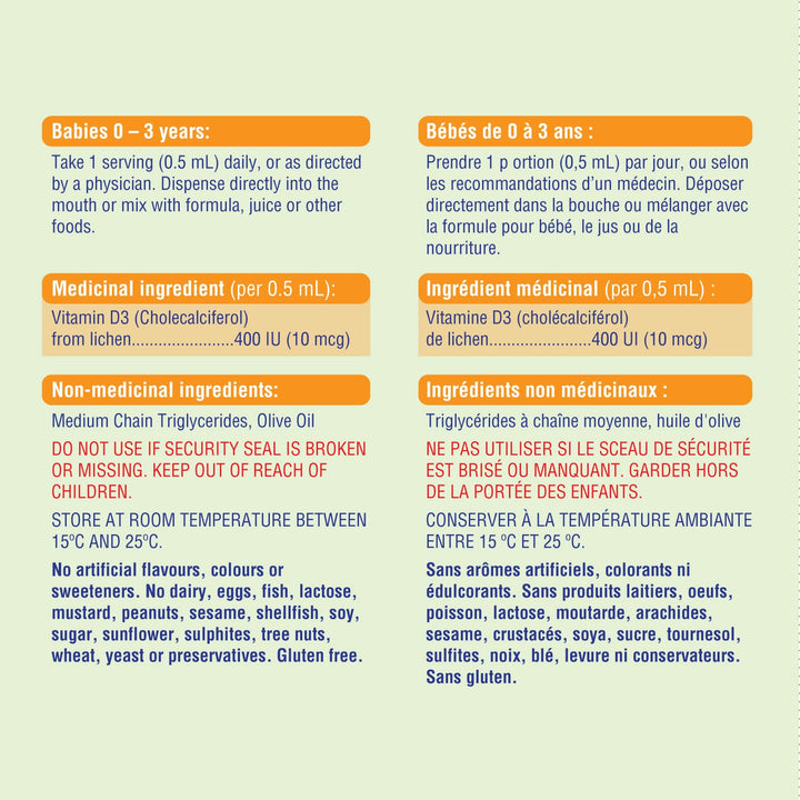 Allkidz - Vitamin D3 Drops, Vegan, 25ml - Image 2