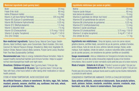 Allkidz - Multi Gummy Bears, 110s - Image 3