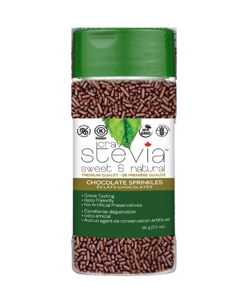 Crave Stevia - Chocolate Sprinkles 65g - Image 1