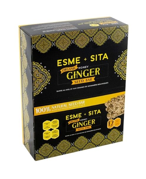 Esme+Sita - Organic Honey Ginger Bar, 12/Pk - Image 1