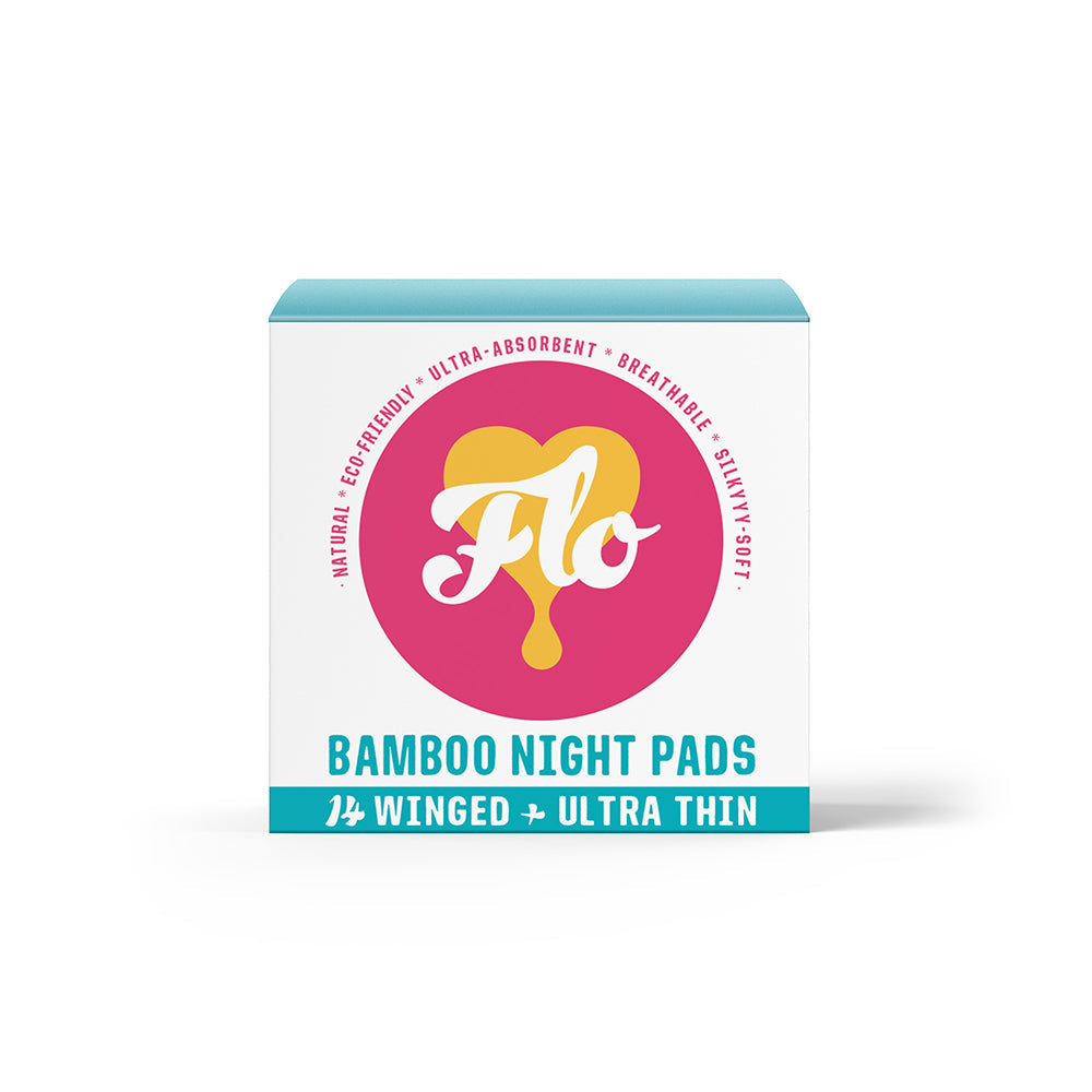 Here We Flo - Flo Pads Night, W/Wings (14 Pads) - Image 1