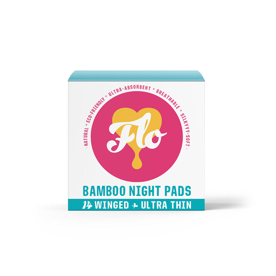 Here We Flo - Flo Pads Night, W/Wings (14 Pads) - Image 1