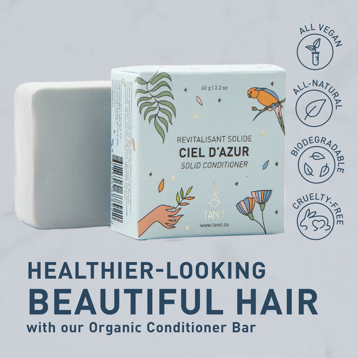 Tanit - Ciel D'azur Conditioner Bar (60g) - Image 6