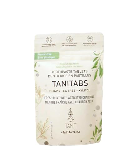 Tanit - Toothpste Tab., Frsh Mint W/Char (124tab Pch) - Image 1