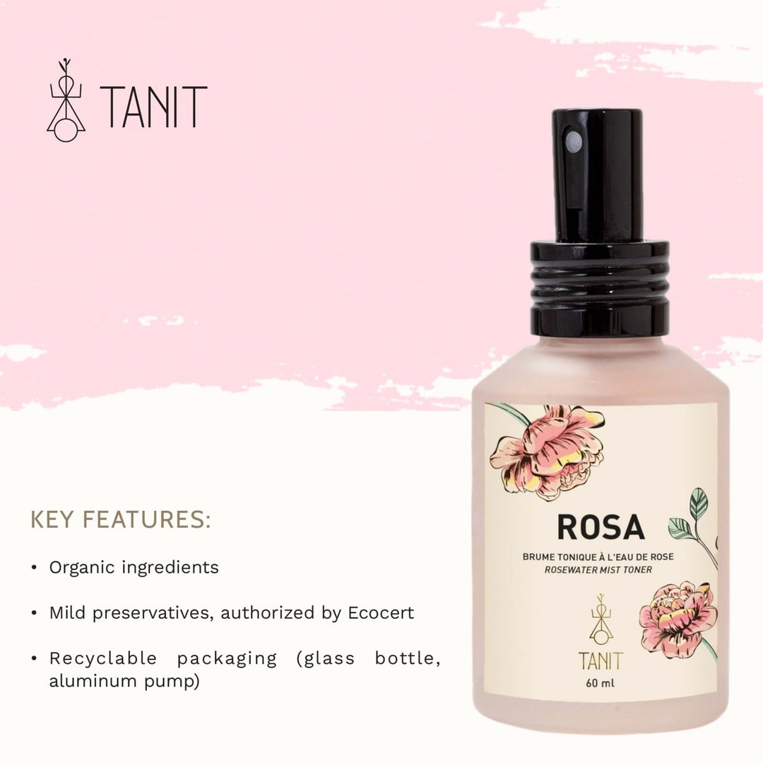 Tanit - Rose Water Hydrating Mist Toner (60ml) - Image 9