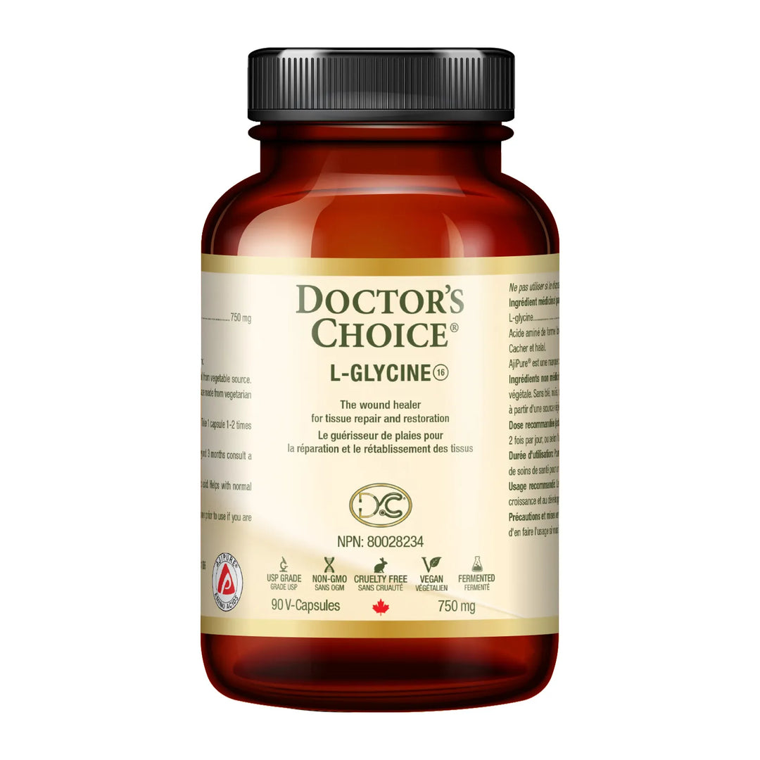 Dr. Choice - L-Glycine 750mg, 90vcaps - Image 1