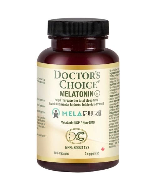 Dr. Choice - Melatonin 3mg, 60vcaps - Image 1