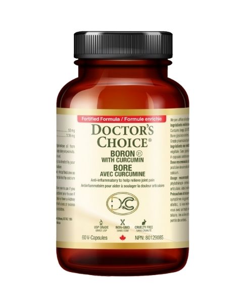 Dr. Choice - Boron W/Curcumin, 60vcaps - Image 1
