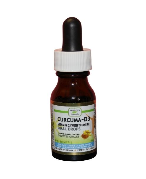 Greentech - Curcuma-D3 Oral Drops, 15ml - Image 1