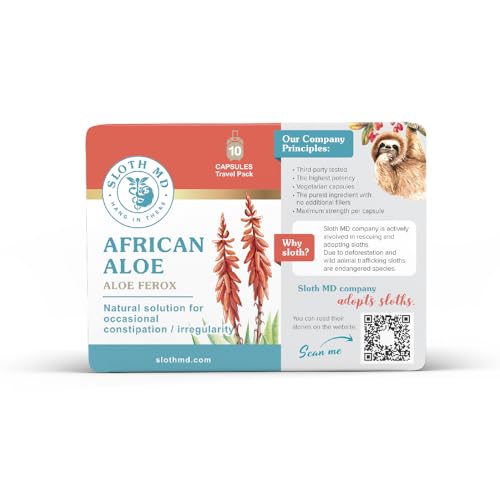 African Aloe,10-pack blister, 12pck/display - Sloth Medical - Image 4