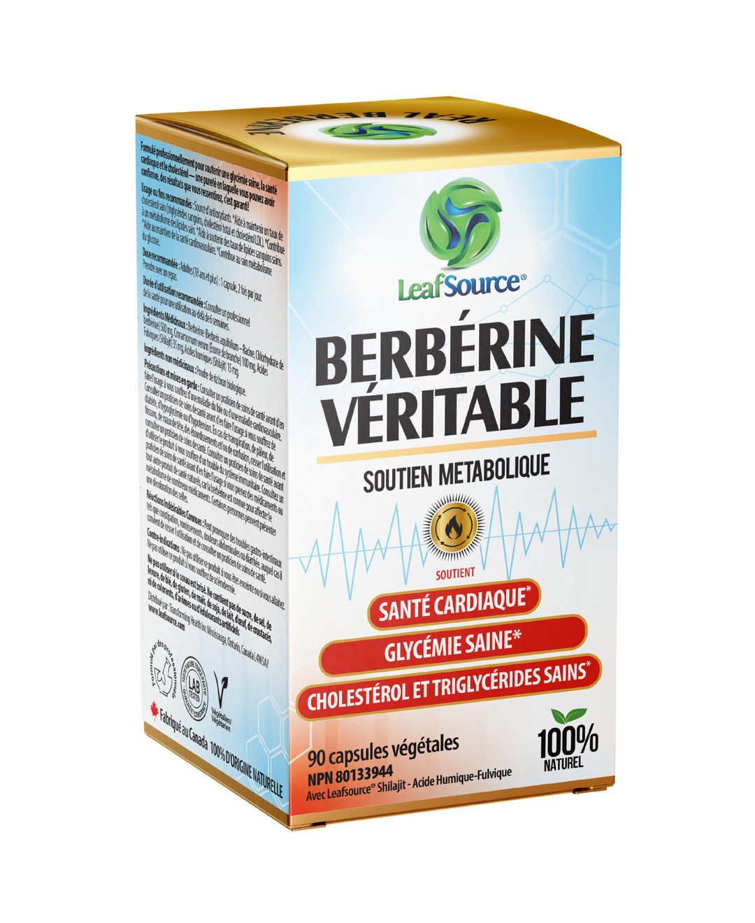 Real Berberine, 90 vcap - LeafSource - Image 3