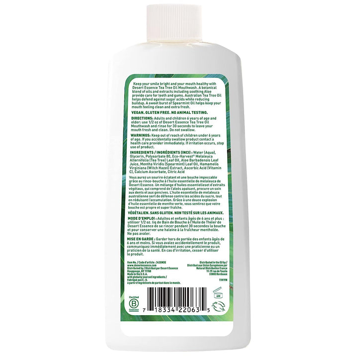 Tea Tree Oil Mouthwash - Spearmint - Image 4