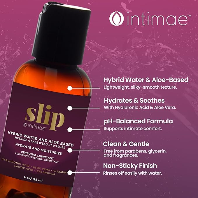 Slip Organic Vaginal Lubricant + Moisturizer, 118ml - Intimae - Image 3