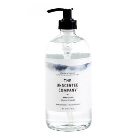 Unscented Hand Soap - Glass Bottle - Image 3