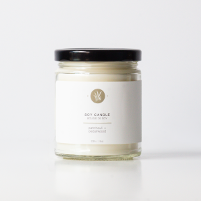 Patchouli + Cedarwood Candle - Image 2