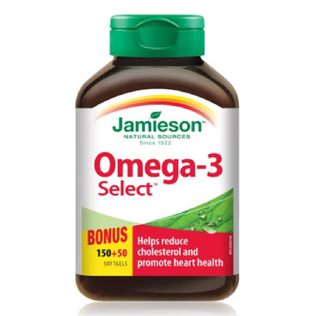 Jamieson Omega-3 Select 1000mg 150's+50's Free