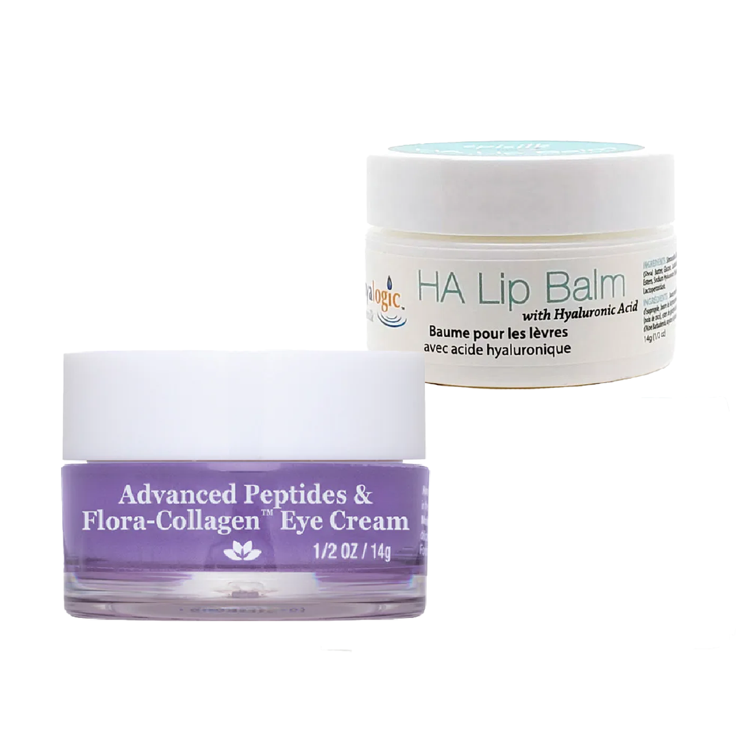 Derma E & Hyalogic Lips & Eyes Bundle