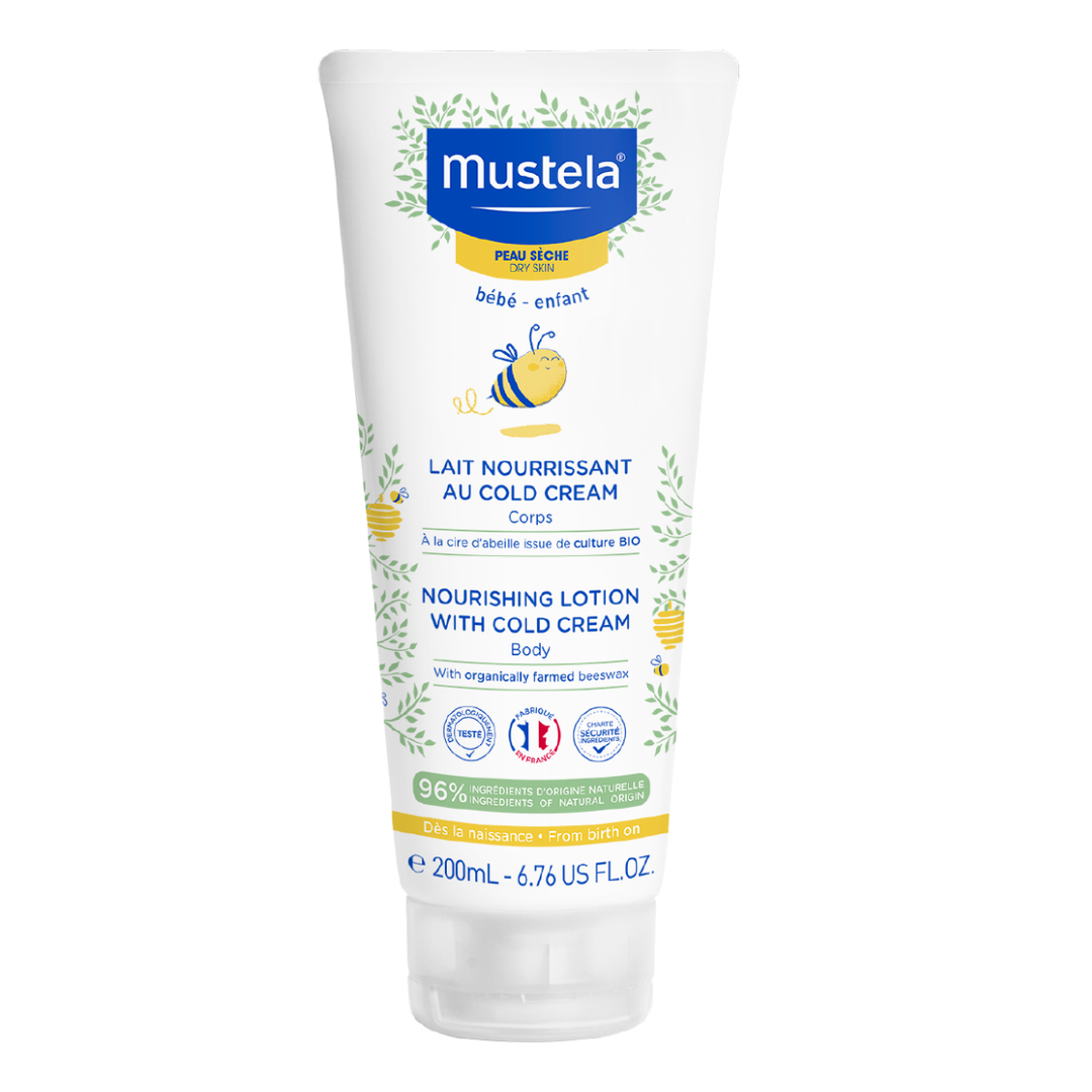 Mustela Nourishing lotion with Cold Cream and Organic beeswax (200ml)