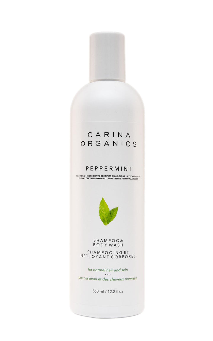 Carina Organics - Peppermint Shampoo & Body Wash (360ml 12)