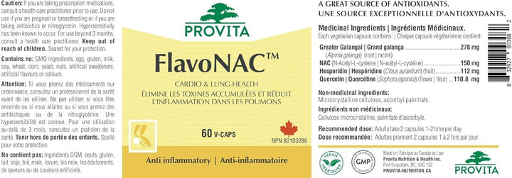 Provita - FlavoNAC (60 vcaps)