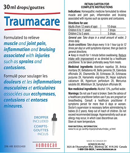 Homeocan - Traumacare Drops, 30ml