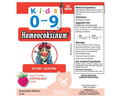 Homeocan - Kids 0-9 Homeocoksinum, 25 Ml