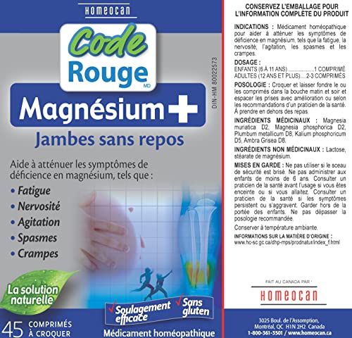 Homeocan - Magnesium +, 45tab