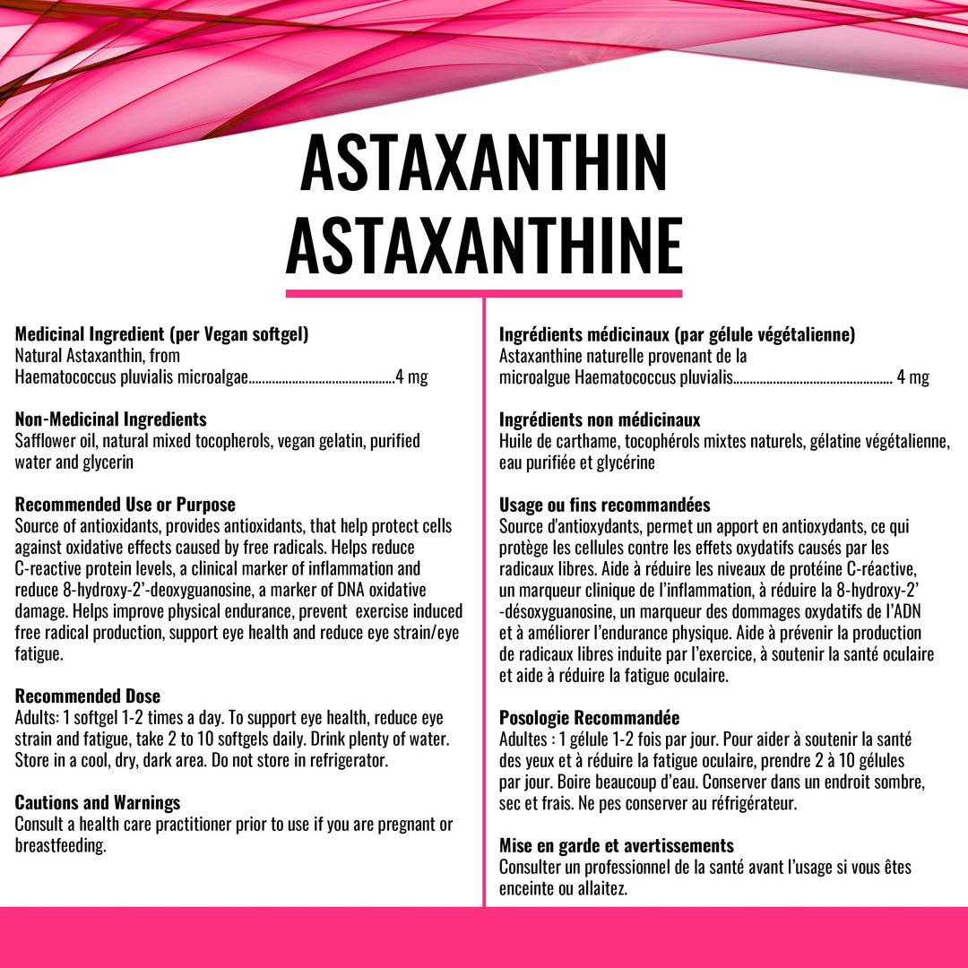 Gandalf - Astaxanthin 4mg, 60 Vcaps - Gandalf
