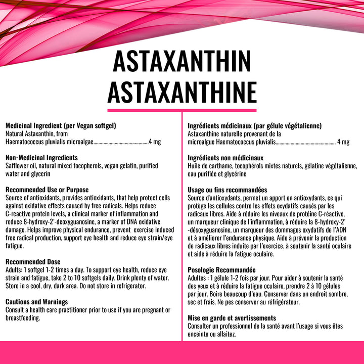 Gandalf - Astaxanthin 4mg, 60 Vcaps - Gandalf