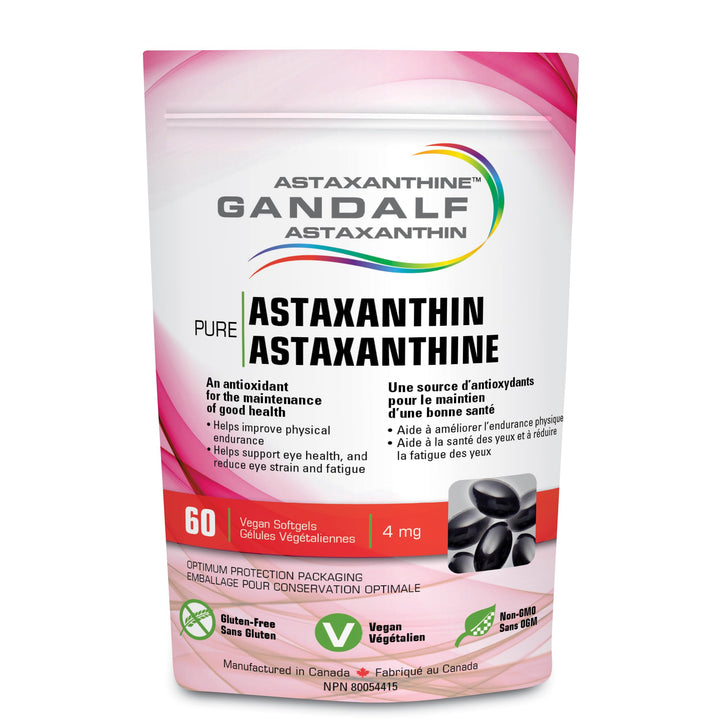 Gandalf - Astaxanthin 4mg, 60 Vcaps - Gandalf