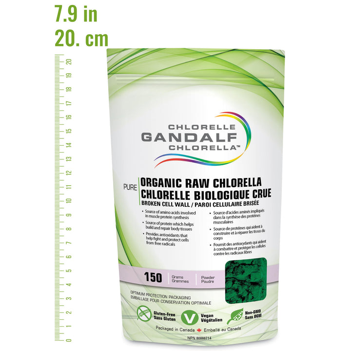 Gandalf - Chlorella Organic, 150 g powder - Gandalf