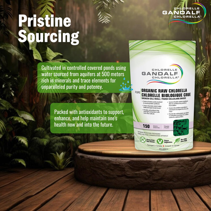Gandalf - Chlorella Organic, 150 g powder - Gandalf