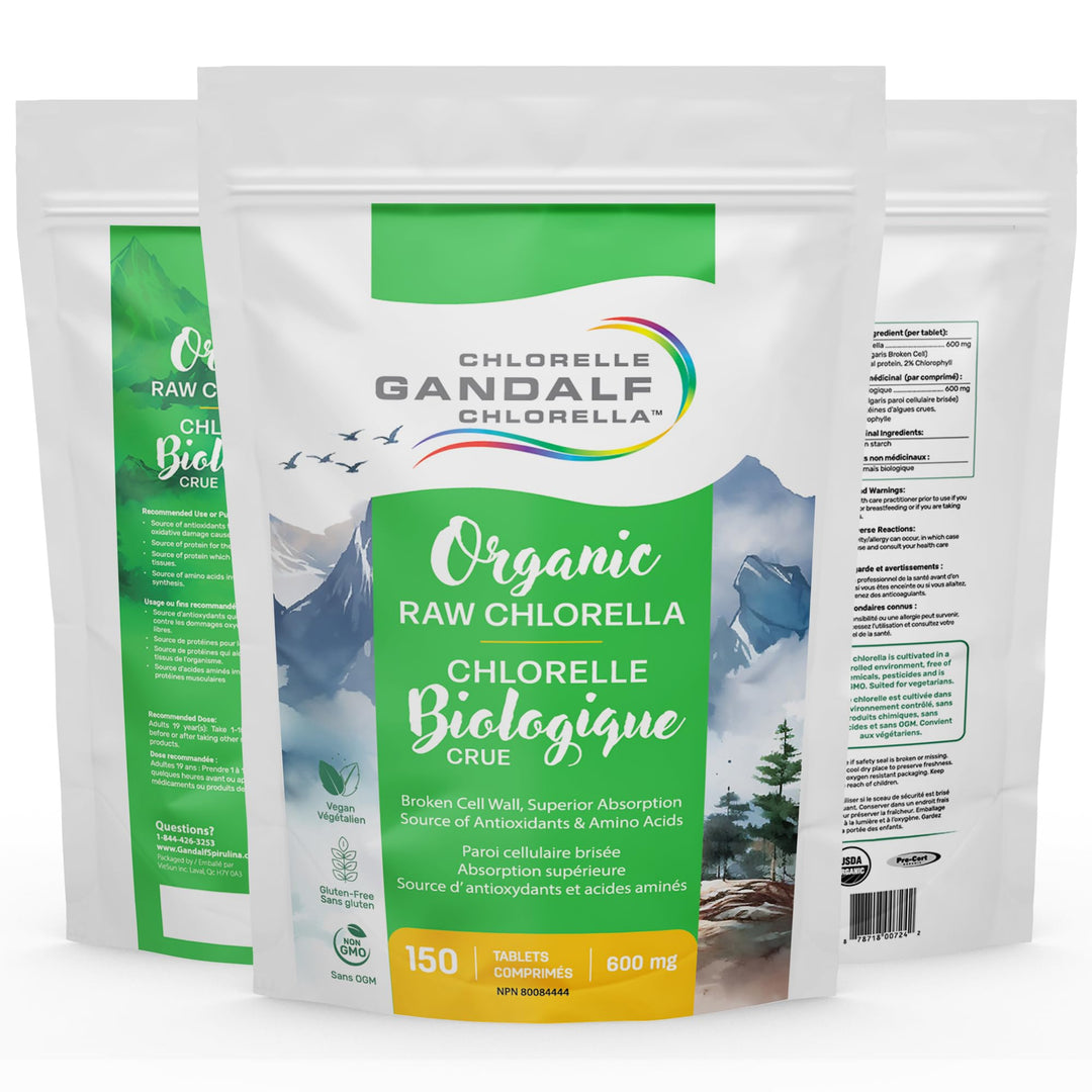 Gandalf - Chlorella Organic 600mg, 150 tabs - Gandalf