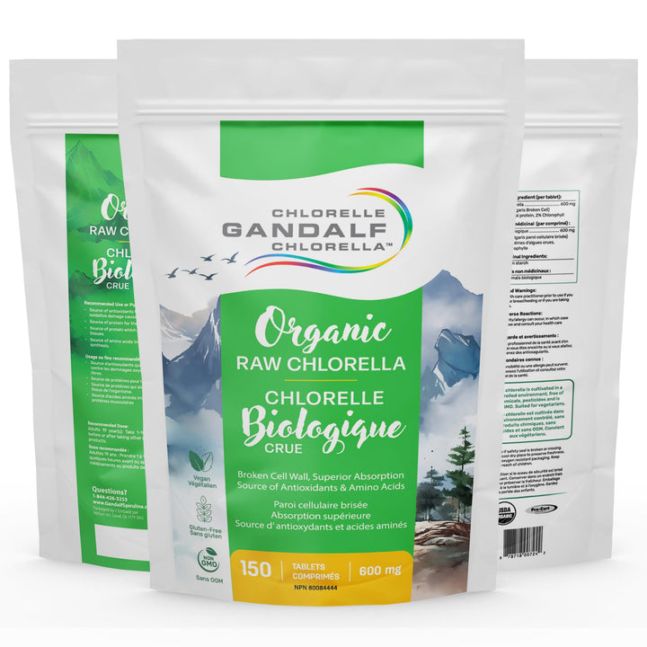 Gandalf - Chlorella Organic 600mg, 150 tabs - Gandalf