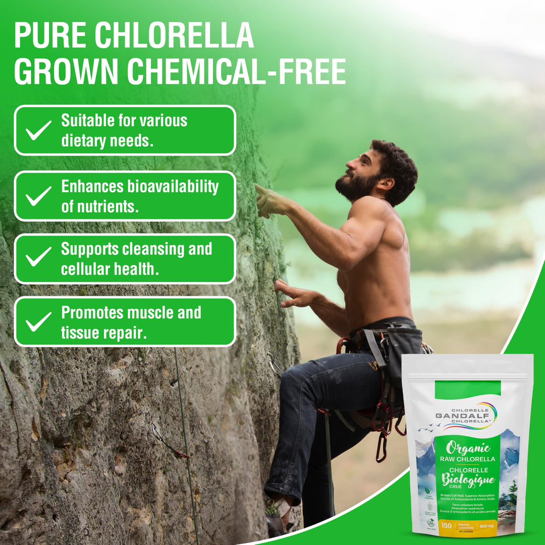 Gandalf - Chlorella Organic 600mg, 150 tabs - Gandalf
