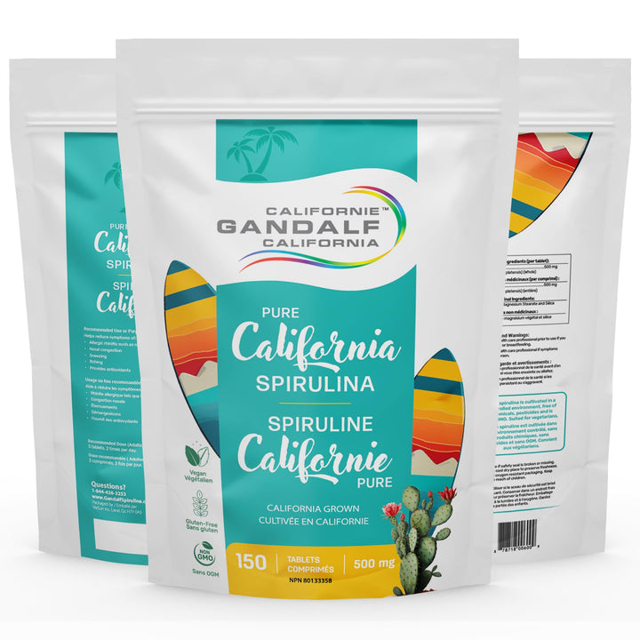 Gandalf - California Spirulina 500mg, 150 tabs - Gandalf