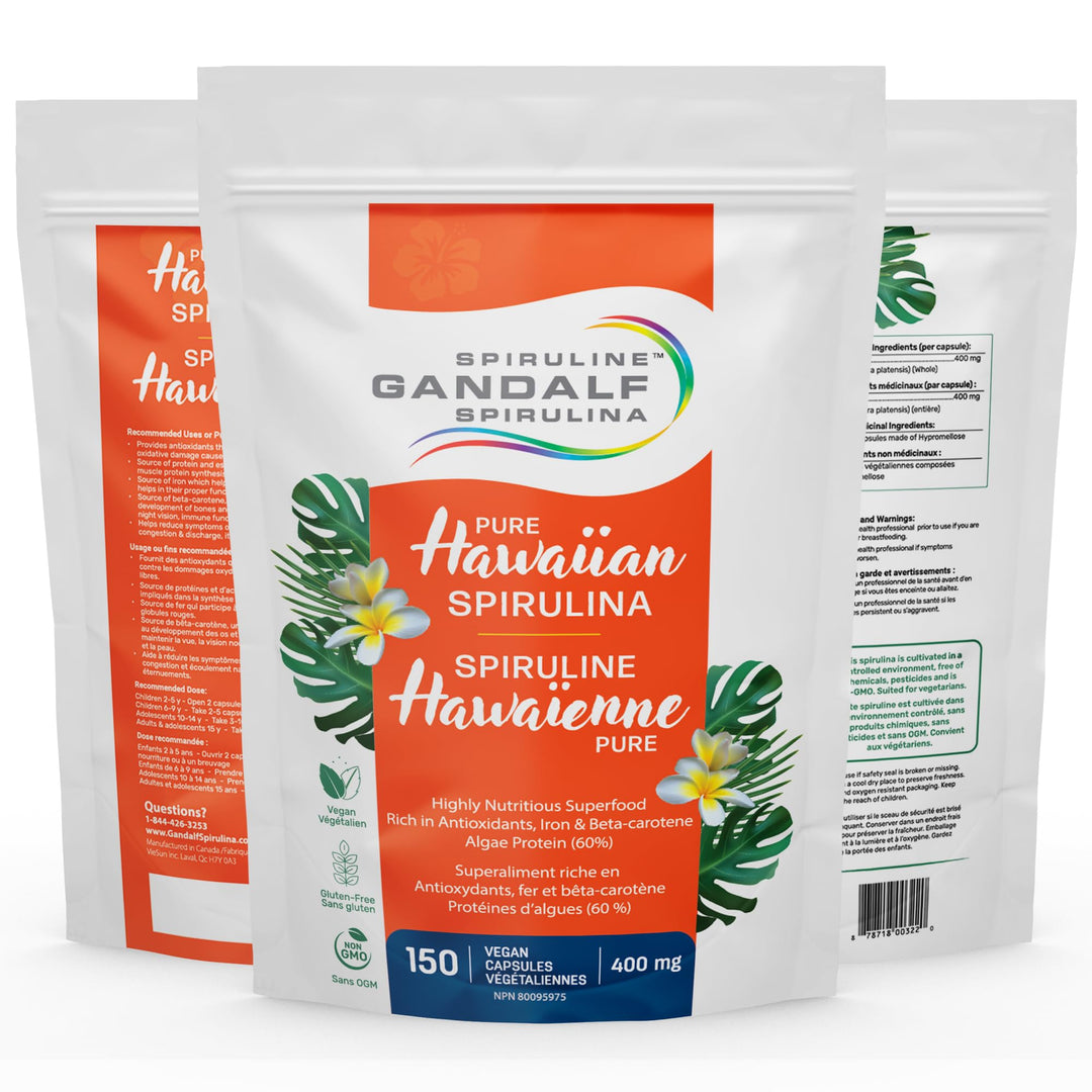 Gandalf - Hawaiian Spirulina 400mg, 150 Vcaps - Gandalf