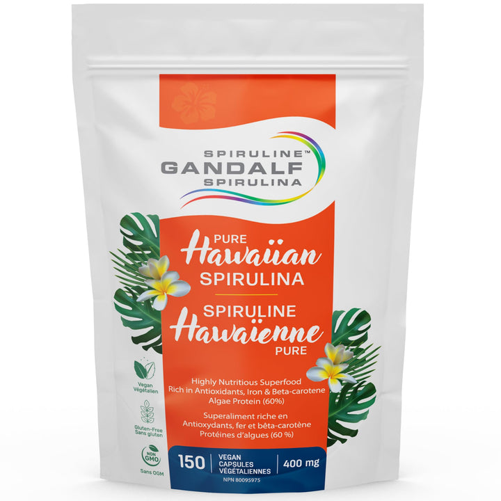 Gandalf - Hawaiian Spirulina 400mg, 150 Vcaps - Gandalf