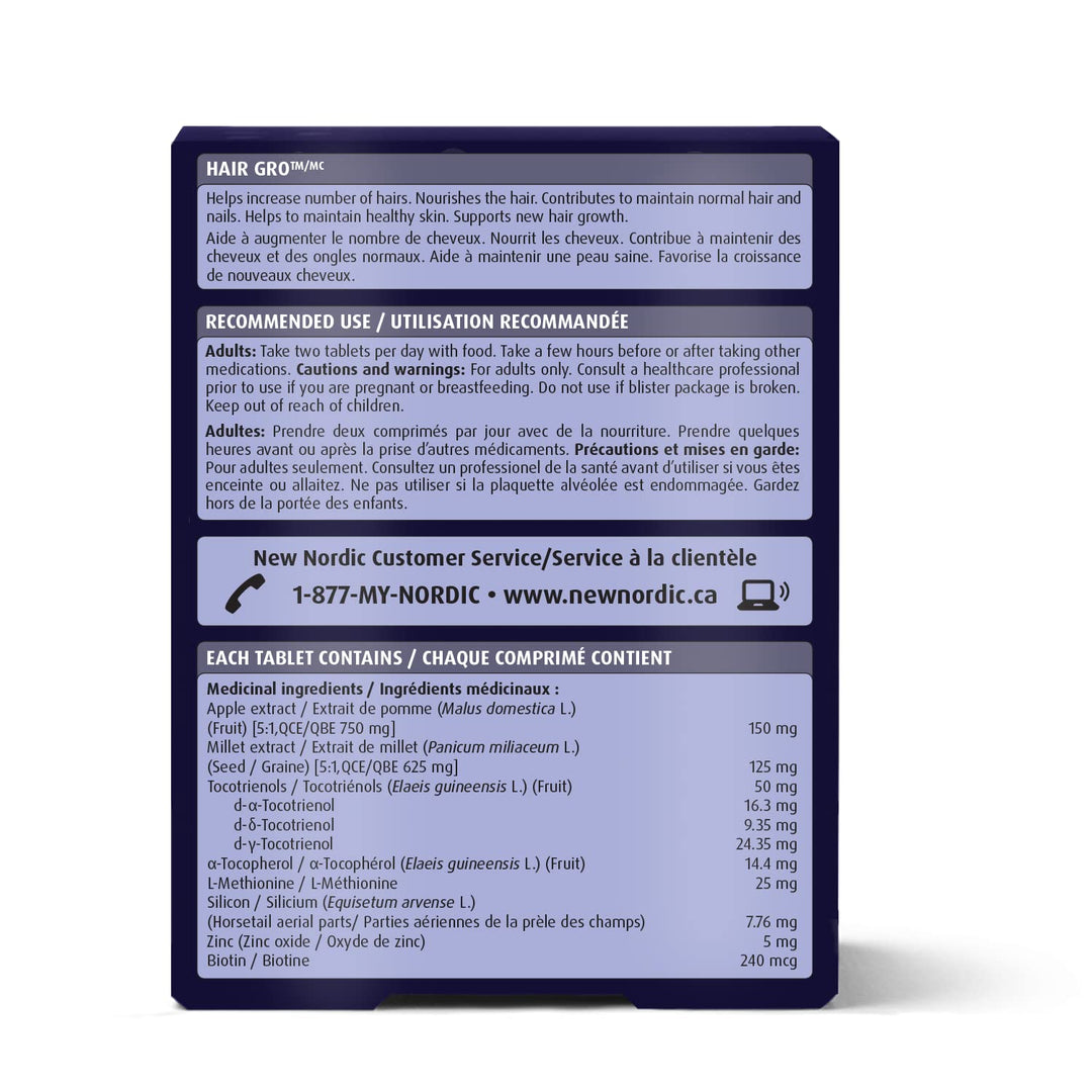 New Nordic - Hair Gro (60tab 6)