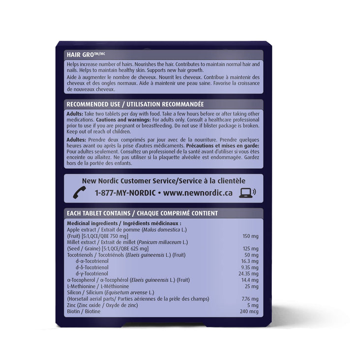 New Nordic - Hair Gro (60tab 6)