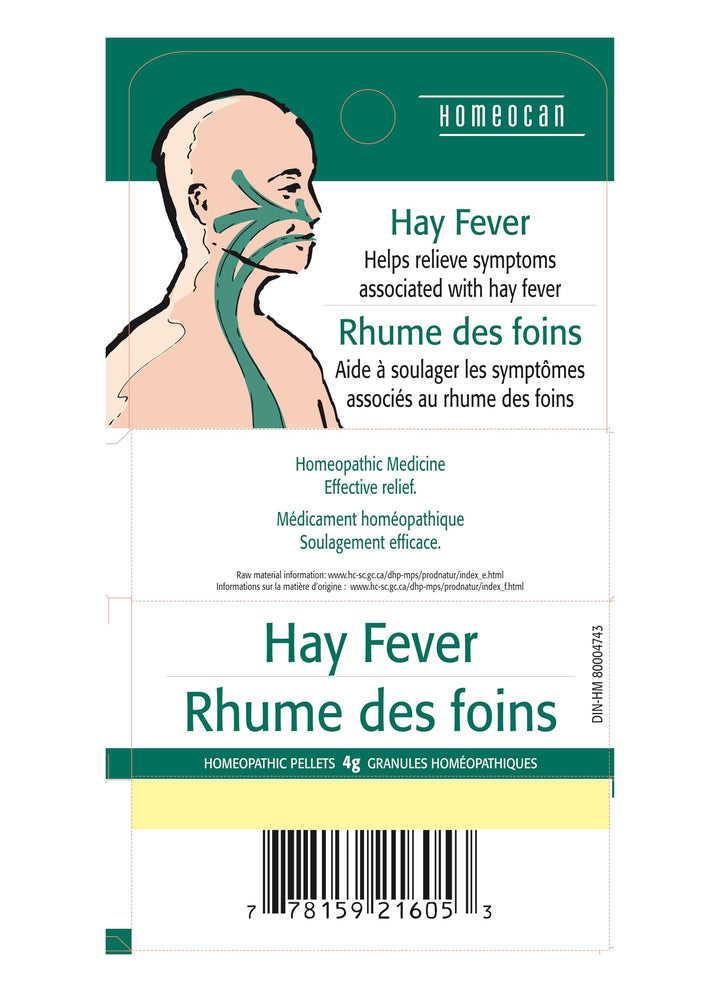 Homeocan - Hay Fever Pellets (4g 12)